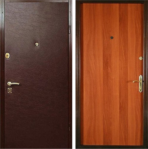 Входная металлическая дверь винилискожа + ламинат СП293 | Купить в Тольятти от производителя